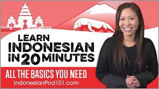 Learn Indonesian in 20 Minutes  ALL the Basics You Need [upl. by Ramu]