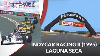 Laguna Seca  IndyCar Racing II DOS SVGA [upl. by Eniahpets]