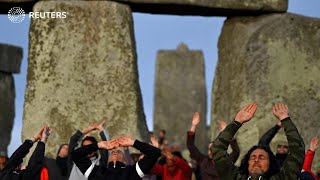 Summer solstice celebrations at Stonehenge [upl. by Osman191]