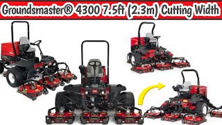 Ground Master 4300 ToroGroundsmaster® 4300 75ft 23m Cutting Width [upl. by Allenaj543]