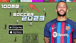 EL NUEVO JUEGO DE FÚTBOL TEMPORADA 2023  EL MÁS LIGERO Y COMPLETO  ANDROID iOS [upl. by Ryhpez]