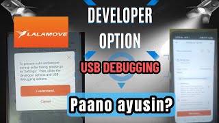 DEVELOPER OPTION  USB DEBUGGING  LALAMOVE DRIVER APPS  PAANO AYUSIN LUDOBEMOTOVLOG [upl. by Micky]