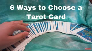 6 Ways to Choose a Tarot Card [upl. by Mateusz]