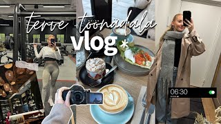 VLOG veeda minuga üks töönädal er 🤓📓☕️ [upl. by Bowne]