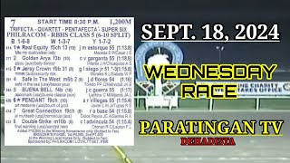 MMTCI LIVE RACING TIPS SEPT 18 2024 PARATINGAN [upl. by Prentice283]