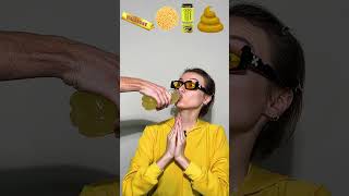 Yellow Mukbang 🏵️ [upl. by Rehpitsirhc584]