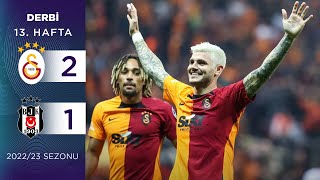 Galatasaray 21 Beşiktaş  13 Hafta  202223 [upl. by Hallie]