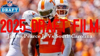 2025 Draft Film James Pearce Jr Vs South Carolina All Pass Rushes [upl. by Galloway]