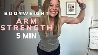 5 Minute Weightless Arms  Quick At Home No Equipment Arms [upl. by Baylor521]