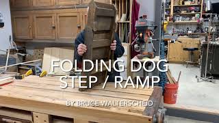 Folding dog steps and ramp [upl. by Enaed]