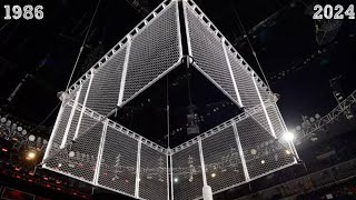 All Of Steel Cage WWE Match Card Complition 19862024 With Cage Related Remastered Version [upl. by Llenyt]