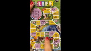 BRAND NEW GAME OF LIFE TICKET Florida Lottery Scratch Ticket [upl. by Alih]