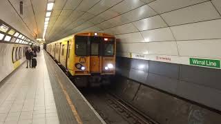 Merseyrail 507029 powers out of Lime Street 2Y15 Ellesmere Port to Ellesmere Port 301024 [upl. by Adnaluoy]