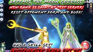 Saint Seiya Awakening  New SS Artemis The Moon Goddess Complicated Skill but OP Reset Opponent [upl. by Alexina]