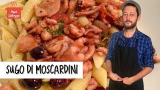 PASTA COI MOSTRI Ovvero sugo di moscardini affogati semplice e tenerissimo [upl. by Engapmahc]