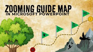 How to Make Zooming Guide Map in PowerPoint  SLIDE ZOOM [upl. by Auohc473]