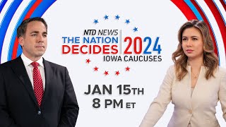 LIVE The Nation Decides 2024 The Iowa Caucuses [upl. by Artap]