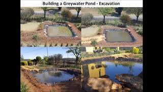 Construction of a Greywater Recycling Pond System [upl. by Tingey996]