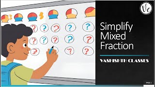 Simplify Mixed Fraction  Unlike denominator  Improper fraction [upl. by Odlo456]