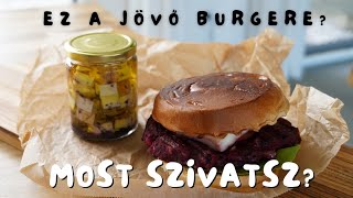 🔴LEHETSÉGES SZAFTOS CSUCSOGÓS RARE BURGER HÚS NÉLKÜL 🔥🍔🔥 [upl. by Daven]