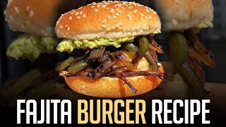 HIGH PROTEIN FAJITA BURGER RECIPE TUTORIAL VIDEO [upl. by Maxwell]