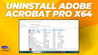 How to Uninstall Adobe Acrobat Pro X64 on Windows [upl. by Orpha]