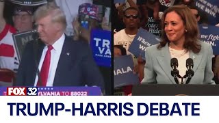 Trump proposes presidential debate with Harris on Fox News [upl. by Farand]