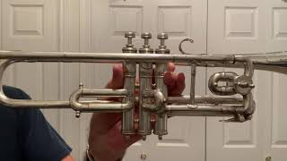 Very Rare 1908 Hawkes amp Son BbA Clippertone Class A Excelsior Sonorous Balanced Trumpet [upl. by Weinreb]