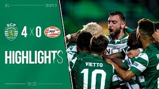 Liga Europa  Resumo Sporting CP x PSV [upl. by Yanad983]