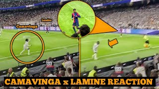 Camavingas Reaction After Lamine Yamals Goal Against Real Madrid [upl. by Fotina]