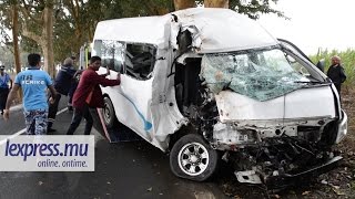 Accident à BeauBois  le chauffeur admis à l’ICU [upl. by Aran336]