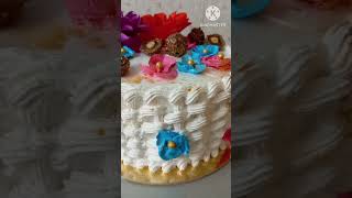 Ferrero rocher cake l Anniversary cake l Mina Bake [upl. by Dlareg]