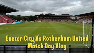 Exeter City 10 Rotherham United Vlog  202425 [upl. by Chura]