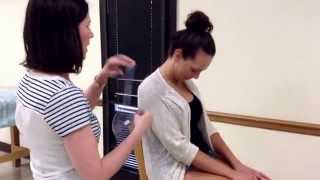 Cervical flexion and extension ROM using a goniometer [upl. by Susej]