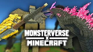 Monsterverse Addon  GxK expansion v10 MCPE in Minecraft Bedrock  WedCraft [upl. by Ihcas469]