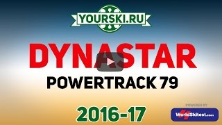 Ski test Dynastar Powertrack 79 Fluid X season 201617 [upl. by Refinaj]