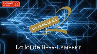 La loi de BeerLambert en Terminale [upl. by Taite]