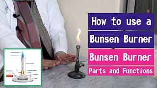 How to use a Bunsen Burner  Bunsen Burner Parts and Functions  Alpha Genomics [upl. by Inod75]