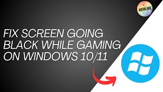 How To Fix Screen Going Black While Gaming On Windows 1011 [upl. by Zahc]