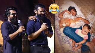 Global Star Ram Charan and Sai Dharam Tej Hilarious Reactions To Their Childhood Photos  SDT18 [upl. by Elram]