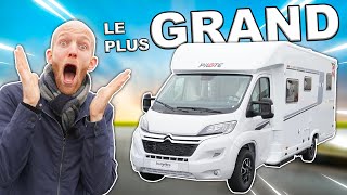 Le plus GRAND Campingcar profilé de PILOTE  P746FGJ 2023  les coulisses du loisir [upl. by Adaynek]