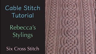 Six Cross Back Crochet Cable Stitch Tutorial [upl. by Claude]