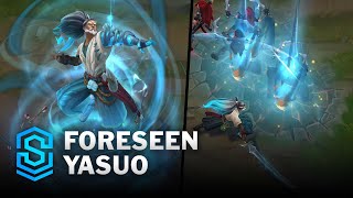 Foreseen Yasuo Skin Spotlight  PreRelease  PBE Preview  League of Legends [upl. by Werdnael665]