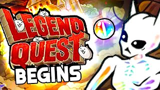 LEGEND QUEST FEEDS MY LEGELUGA  The Battle Cats 89 [upl. by Hanako]