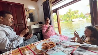 Amazing HOUSEBOAT EXPERIENCE  Ep 8  KERALA nov 2023 [upl. by Osyth]