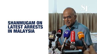 Shanmugam addresses Malaysias latest arrests on suspected ISIS links [upl. by Zoha]