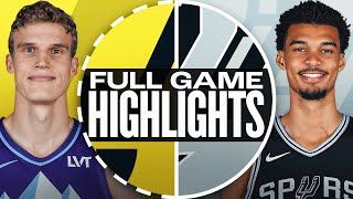 JAZZ at SPURS  FULL GAME HIGHLIGHTS  November 9 2024 [upl. by Issac170]