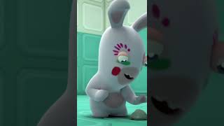 Cest la panique  😱  Les Lapins Crétins Invasion 🐰 shorts [upl. by Odetta]