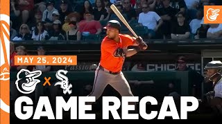 Orioles vs White Sox Game Recap 52524  MLB Highlights  Baltimore Orioles [upl. by Ittap]