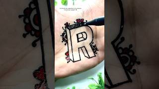 How to draw R letter for beginners ✍️👨‍🎨 art drawing shorts [upl. by Yot]